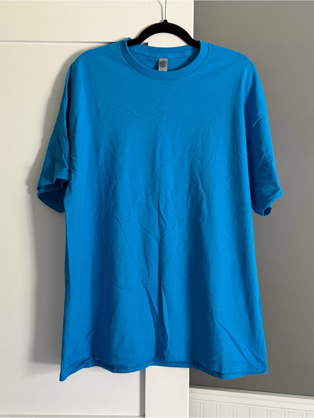Gildan Ultra Cotton 58th Annual Fish Fry Powhatan Virginia Graphic T-Shirt Blue